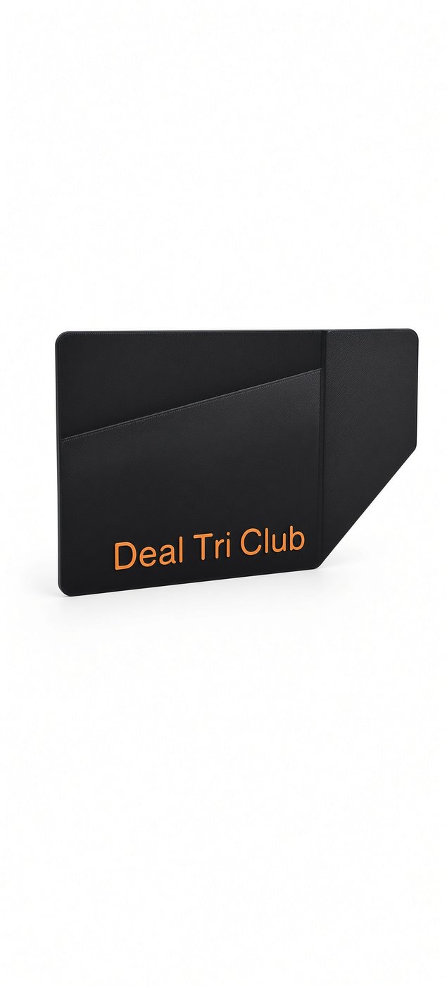 Deal Tri Club plate in orange